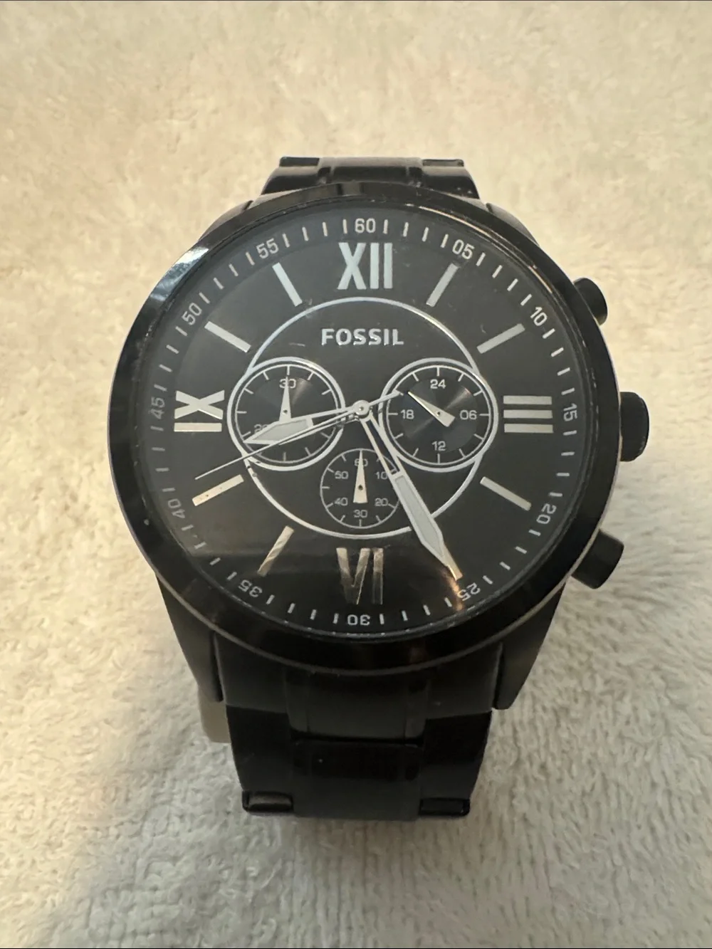 Fossil Black Multi-Function Men's Watch